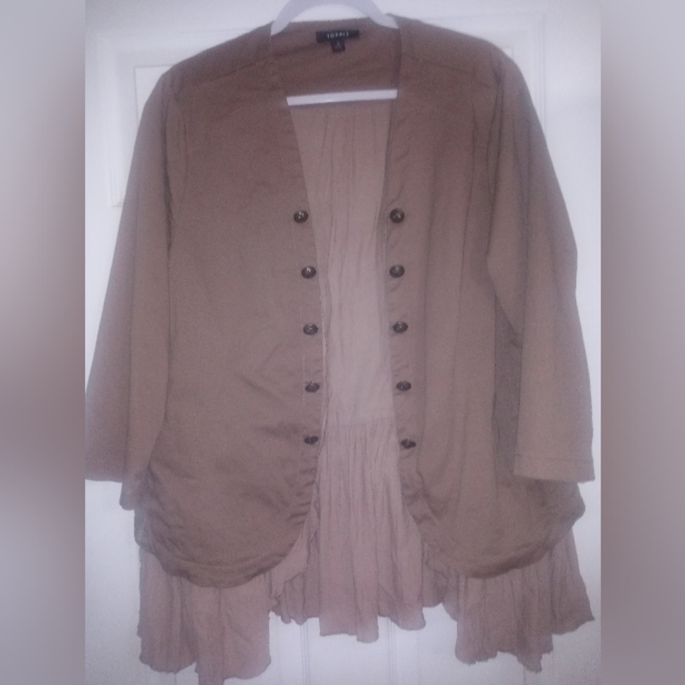 Torrid Jacket Military Style Khaki Color. Size 2